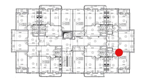 2-комнатная квартира 50 м²  4/9 этаж | Жилой комплекс Yangi O'zbekiston