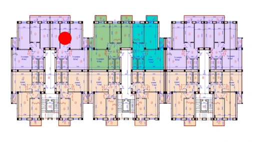 3-комнатная квартира 88.8 м²  4/7 этаж | Жилой комплекс G'IJDUVON CITY