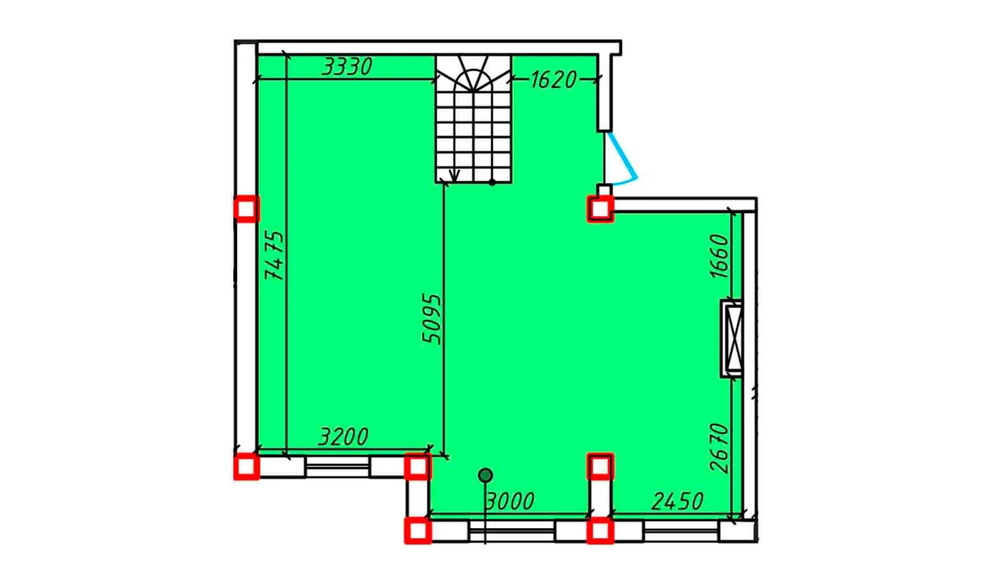 2-xonali xonadon 68 m²  5/6 qavat | CHIRCHIQ CITY Turar-joy majmuasi