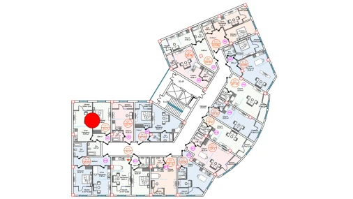 1-комнатная квартира 52.5 м²  7/16 этаж | Жилой комплекс ALFA CITY