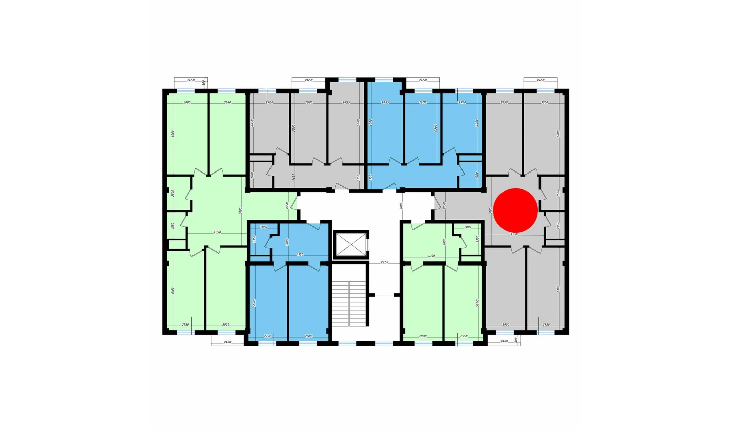 3-комн. квартира 109.1 м²  7/10 этаж | Жилой комплекс Ko'kcha-Oqtepa