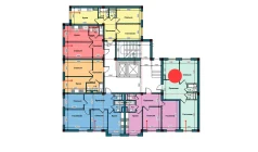 2-комн. квартира 61.3 м²  1/10 этаж | Жилой комплекс NUR BARAKA