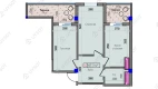 2-xonali xonadon 67.3 m² 2/16 qavat | Park Avenue Turar-joy majmuasi 2-xonali xonadon 67.3 m² 2/16 qavat | Park Avenue Turar-joy majmuasi