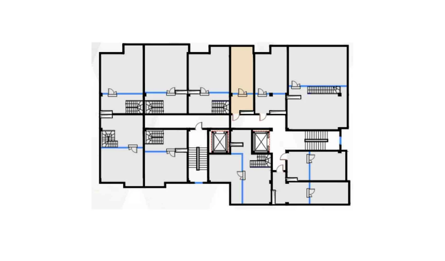 1-xonali xonadon 55.49 m²  7/7 qavat | Bochka Resort Turar-joy majmuasi