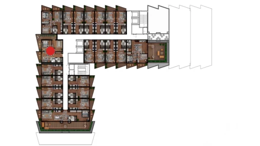 3-комнатная квартира 56.4 м²  4/7 этаж | Жилой комплекс TUSHLAR VODIYSI