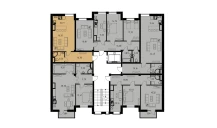 1-комн. квартира 41.92 м²  2/9 этаж | Жилой комплекс MINGCHINOR