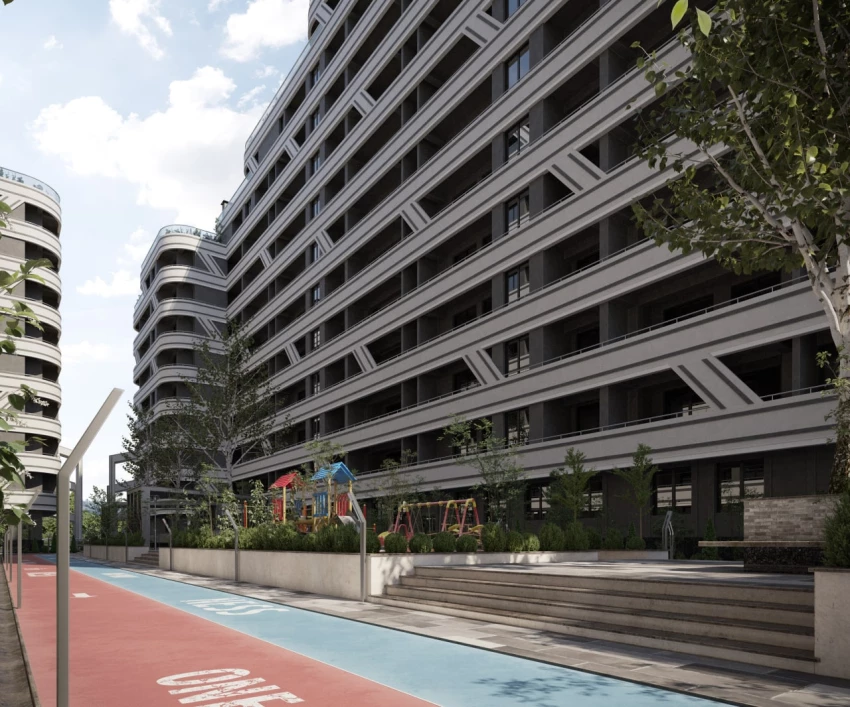 1-xonali xonadon 45.4 m²  7/11 qavat | Ness City 1 etap Turar-joy majmuasi
