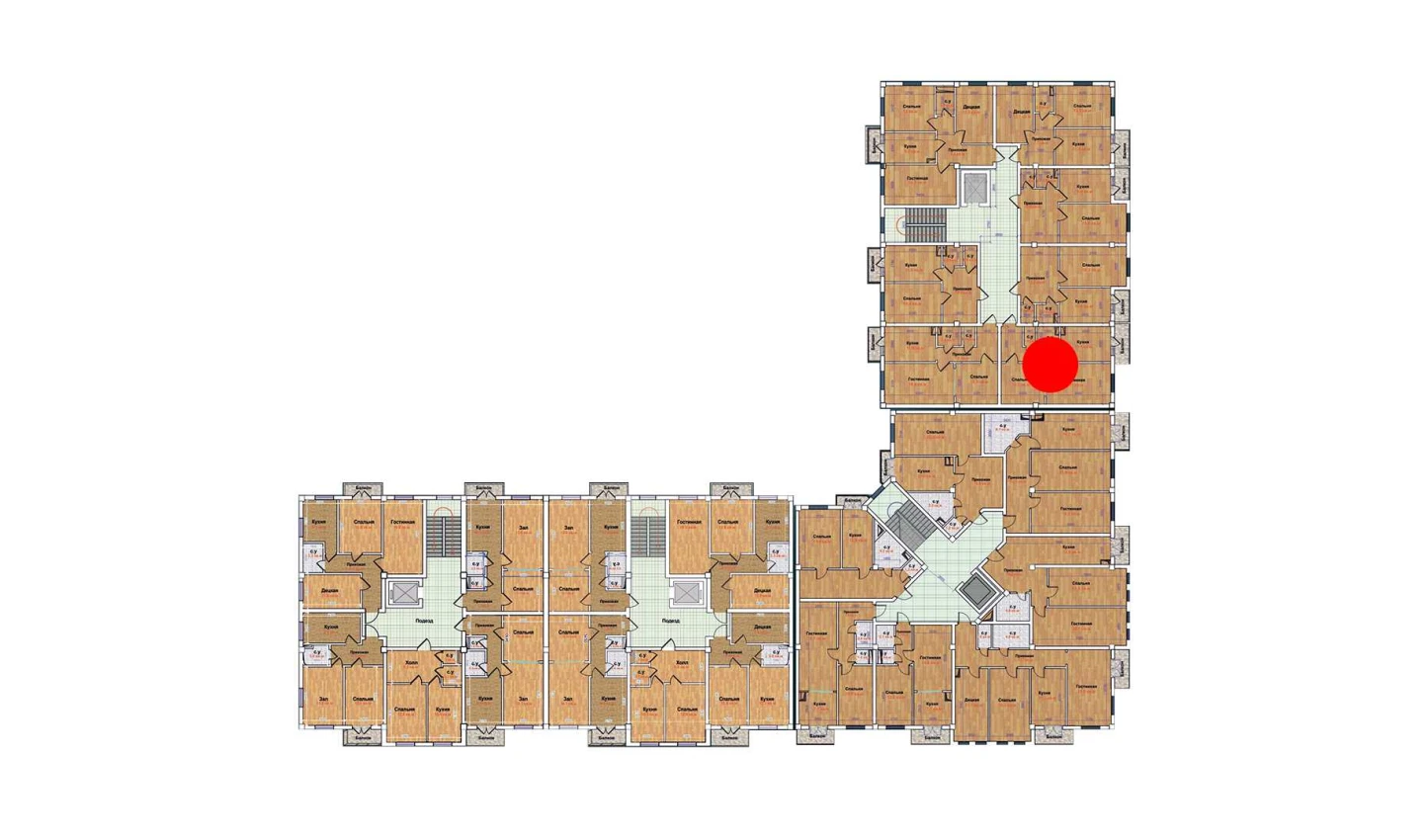 2-комн. квартира 47 м²  5/9 этаж | Жилой комплекс MBG