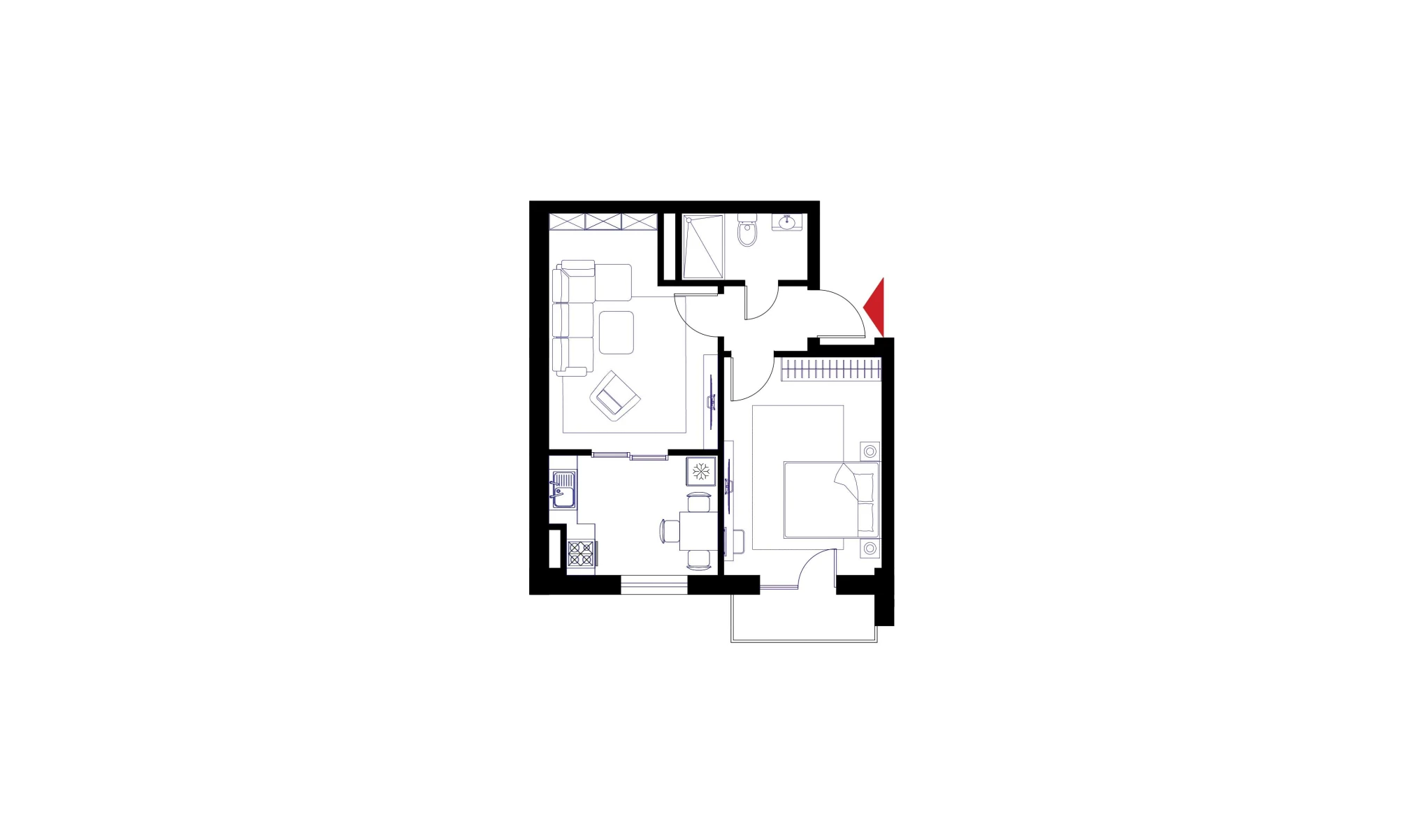 2-комн. квартира 50.8 м² 2/6 этаж | Жилой комплекс CHOSHTEPA GARDEN 2-комн. квартира 50.8 м² 2/6 этаж | Жилой комплекс CHOSHTEPA GARDEN