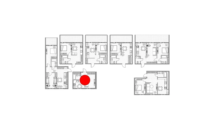 1-xonali xonadon 30 m²  11/14 qavat | PARVOZ Turar-joy majmuasi