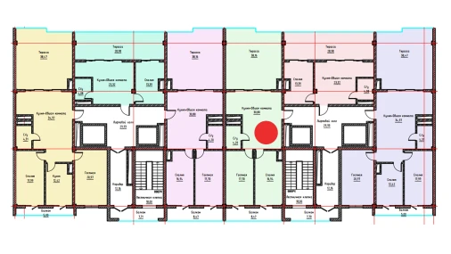 1-комнатная квартира 78.95 м²  17/17 этаж | Жилой комплекс UCHTEPA CITY