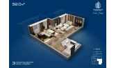 1-комн. квартира 92 м²  4/12 этаж | Жилой комплекс Sokin hayot