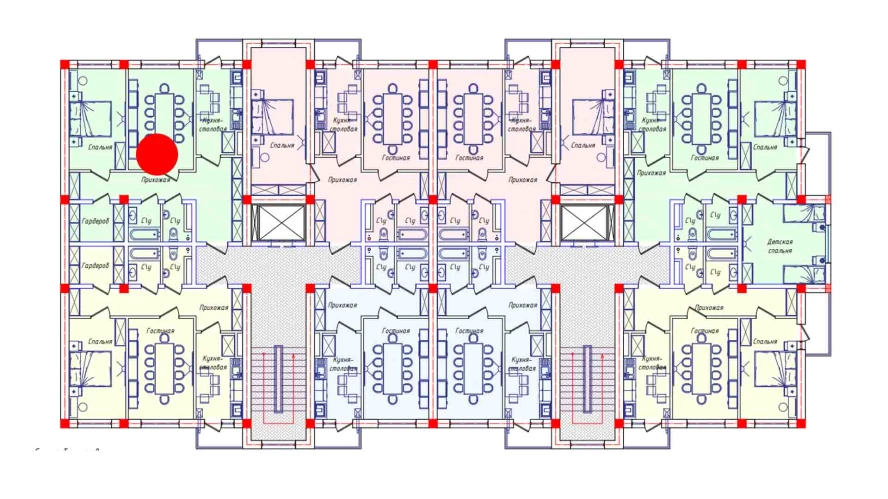 5-комн. квартира 127.12 м²  7/8 этаж | Жилой комплекс STAR HOUSE RESIDENCE