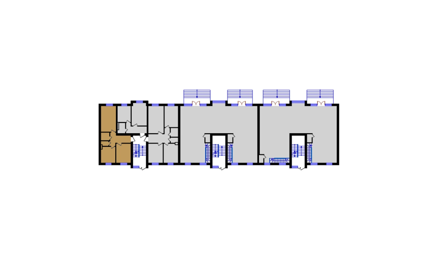 2-комн. квартира 52.82 м²  1/5 этаж | Жилой комплекс QIZILTEPA