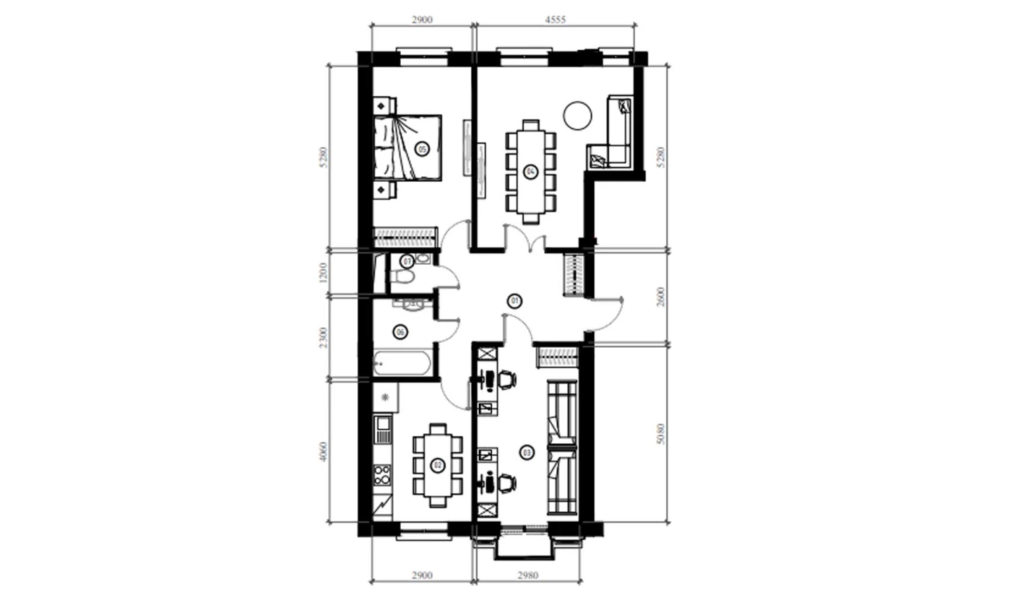 3-комн. квартира 80.7 м²  7/9 этаж | Жилой комплекс FIDOKOR