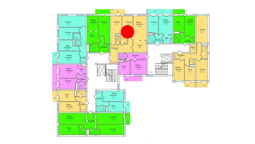 3-xonali xonadon 84.33 m²  7/9 qavat | PROVANS Turar-joy majmuasi