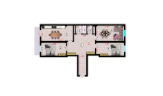 3-xonali xonadon 103.6 m²  4/10 qavat | Ko'kcha-Oqtepa Turar-joy majmuasi