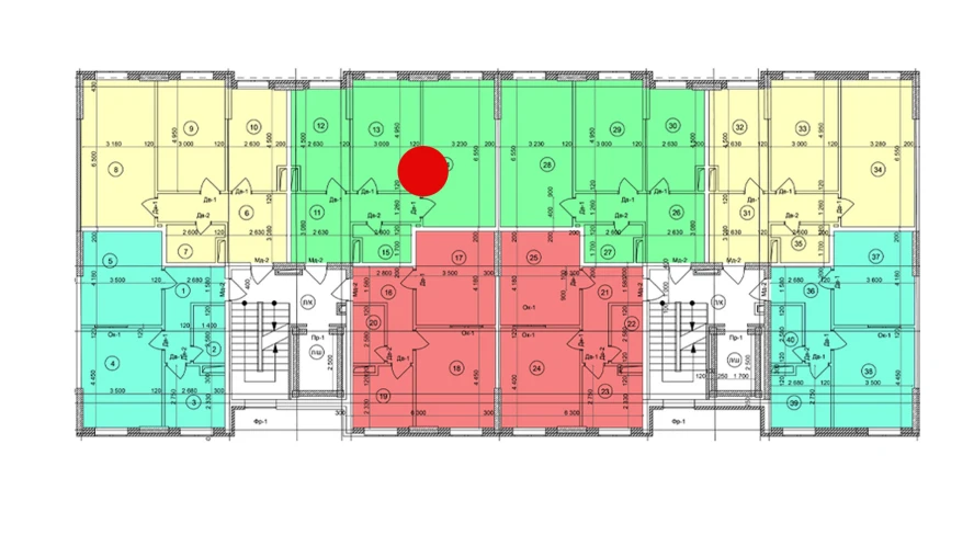2-комн. квартира 66.9 м²  9/9 этаж | Жилой комплекс Uchtepa Avenue