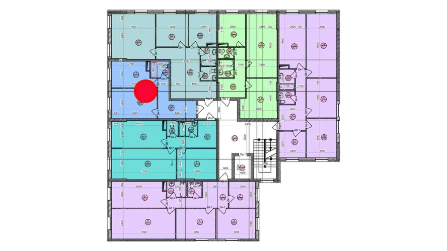 1-xonali xonadon 45.7 m²  7/9 qavat | Uchtepa Avenue Turar-joy majmuasi