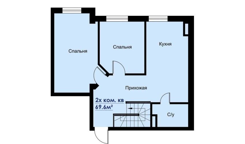 3-комнатная квартира 133.2 м²  1/6 этаж | Жилой комплекс CHOSHTEPA GARDEN