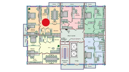 3-xonali xonadon 87.1 m²  10/16 qavat | EKO PARK Turar-joy majmuasi