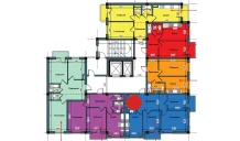 3-xonali xonadon 76.3 m²  3/10 qavat | NUR BARAKA Turar-joy majmuasi