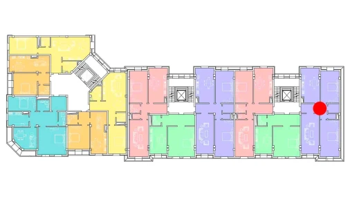 4-xonali xonadon 133 m²  8/8 qavat | Ziynat Capital Turar-joy majmuasi