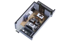 1-комн. квартира 31.24 м²  6/7 этаж | Жилой комплекс Bochka Resort