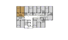 1-комн. квартира 103.96 м²  16/16 этаж | Жилой комплекс BRILLIANT