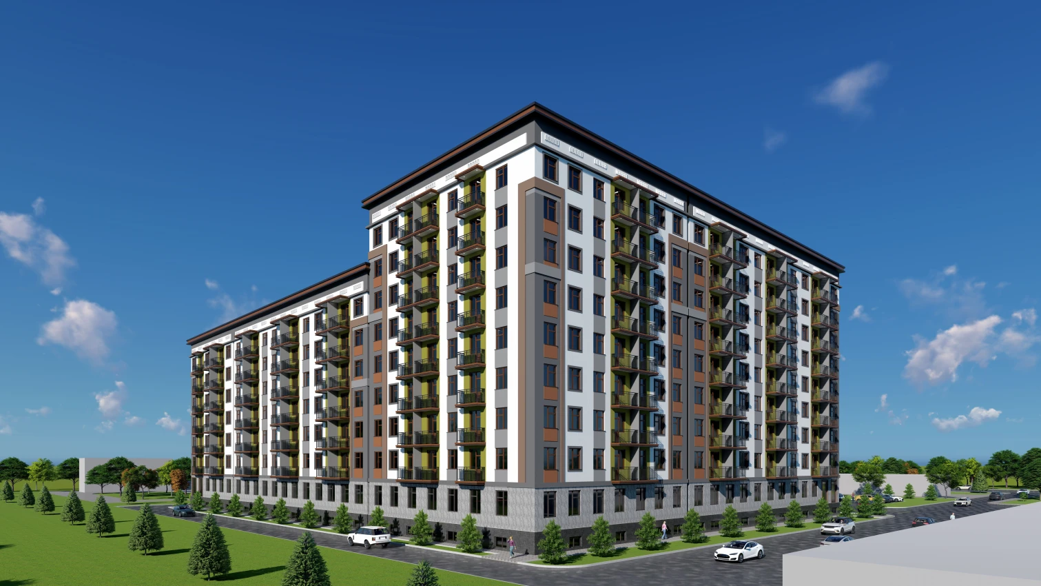 1-комн. квартира 52.8 м²  1/9 этаж | Жилой комплекс VATAN