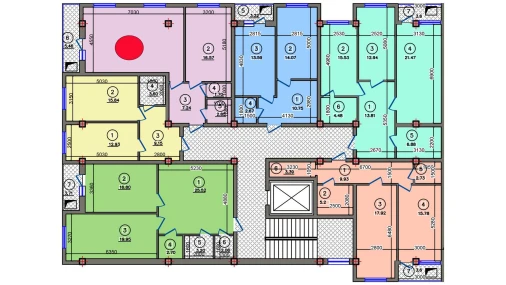 1-комнатная квартира 64.2 м²  3/10 этаж | Жилой комплекс Qibray City