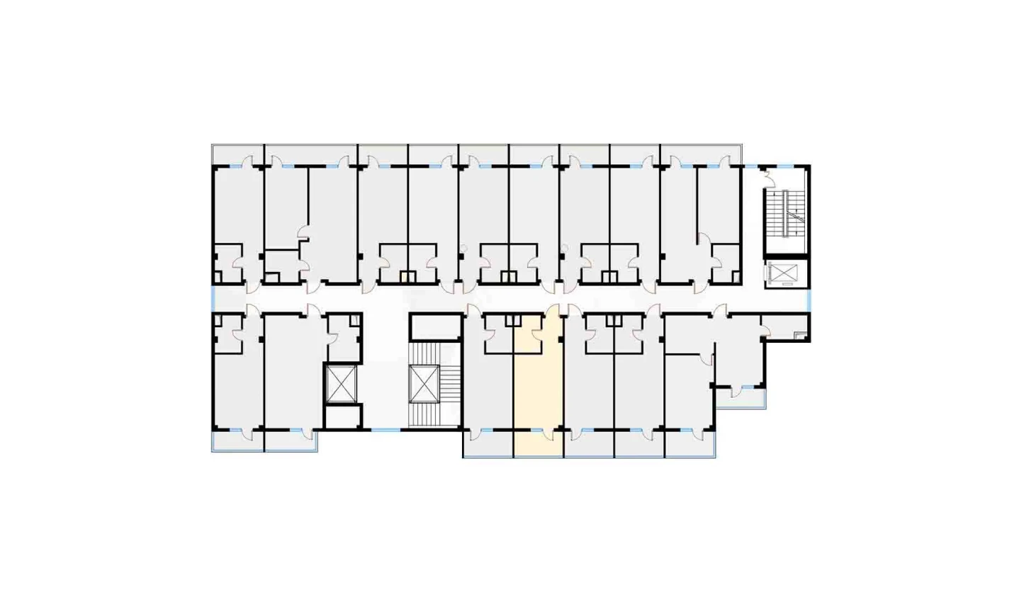 1-xonali xonadon 29.92 m²  3/7 qavat | Bochka Resort Turar-joy majmuasi