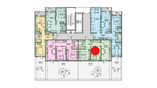 2-комнатная квартира 76.27 м²  2/16 этаж | Жилой комплекс BASHKENT