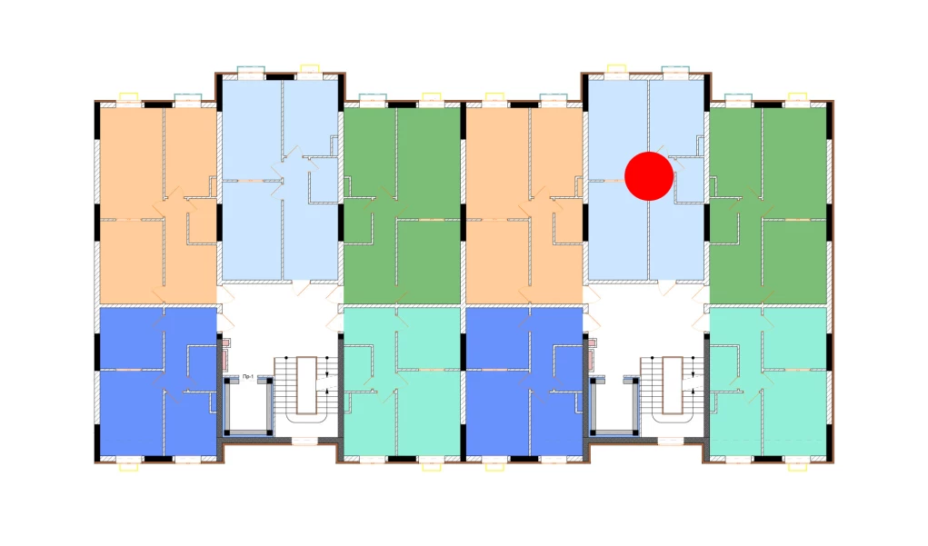 2-xonali xonadon 67.1 m²  12/9 qavat | Uchtepa Avenue Turar-joy majmuasi