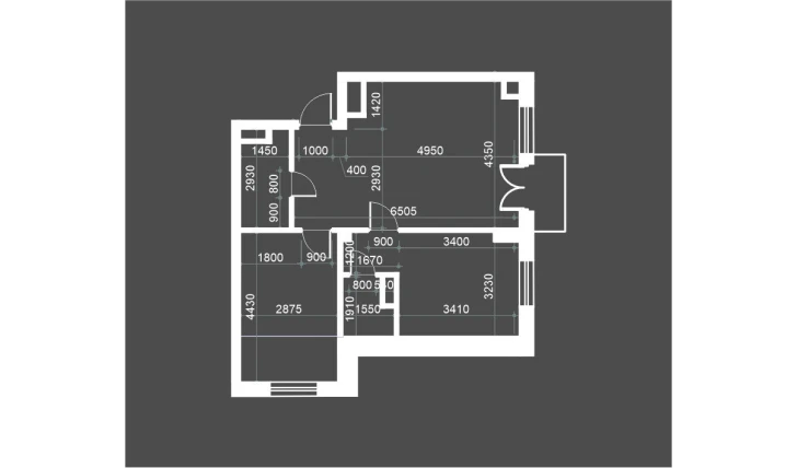 3-комнатная квартира 61.8 м²  8/12 этаж | Жилой комплекс Bunyodobod