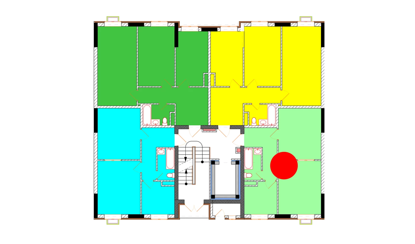 2-xonali xonadon 50 m²  7/9 qavat | Uchtepa Avenue Turar-joy majmuasi