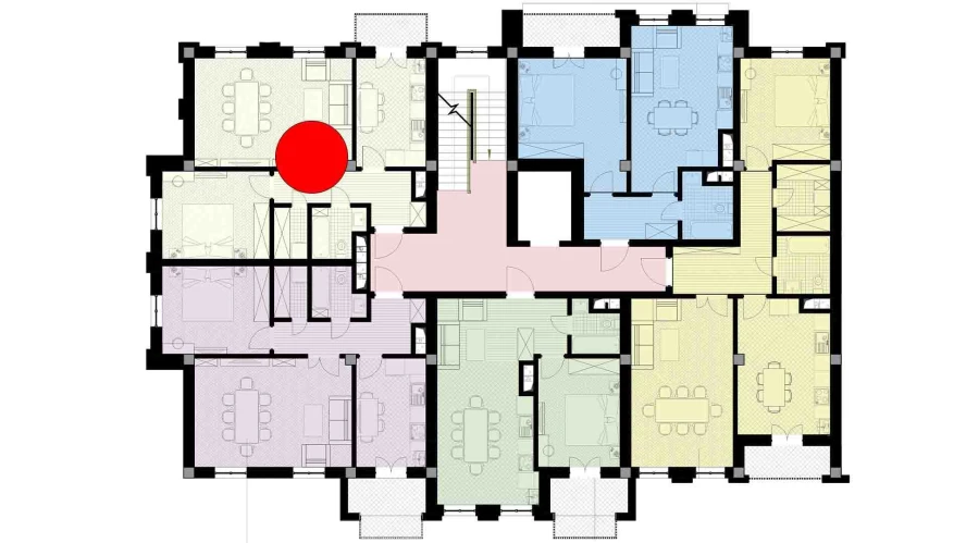 2-комн. квартира 60.98 м²  2/9 этаж | Жилой комплекс SHARQ