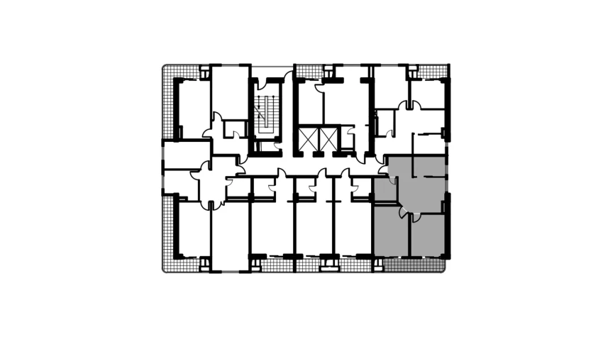 3-комнатная квартира 72.1 м²  4/12 этаж | Жилой комплекс NAVRUZ GROUP