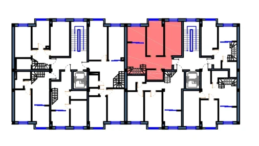 2-комнатная квартира 69 м²  2/9 этаж | Жилой комплекс FLORYA RESIDENCE