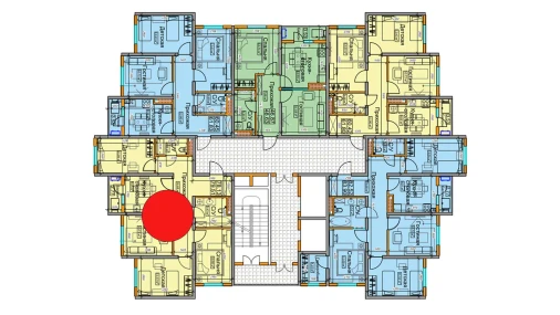 4-комнатная квартира 79.51 м²  12/16 этаж | Жилой комплекс BASHKENT