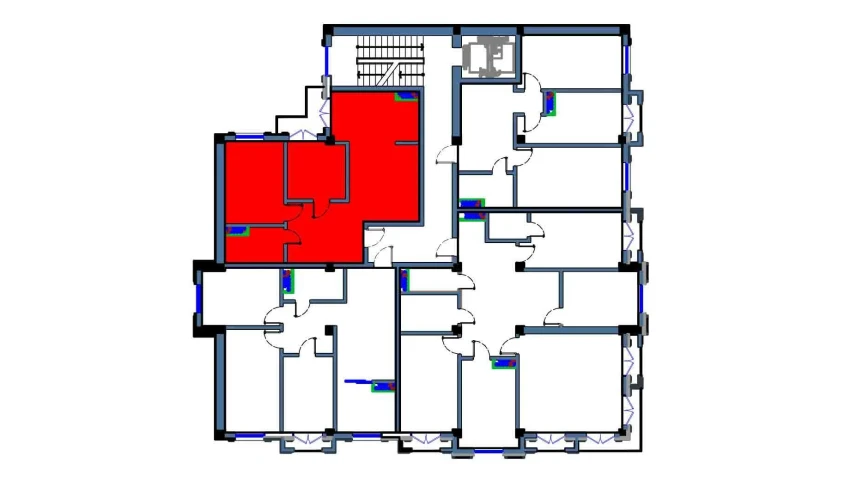 2-xonali xonadon 151 m²  9/9 qavat | FLORYA RESIDENCE Turar-joy majmuasi