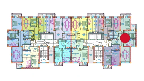 3-xonali xonadon 93.72 m²  11/13 qavat | Al-Qasr Turar-joy majmuasi