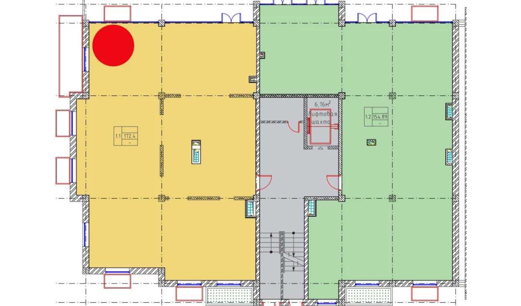 1-комн. квартира 172.4 м²  1/9 этаж | Жилой комплекс MINGCHINOR