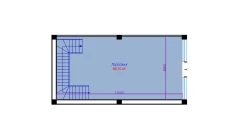 1-xonali xonadon 68.1 m²  1/10 qavat | Ko'kcha-Oqtepa Turar-joy majmuasi