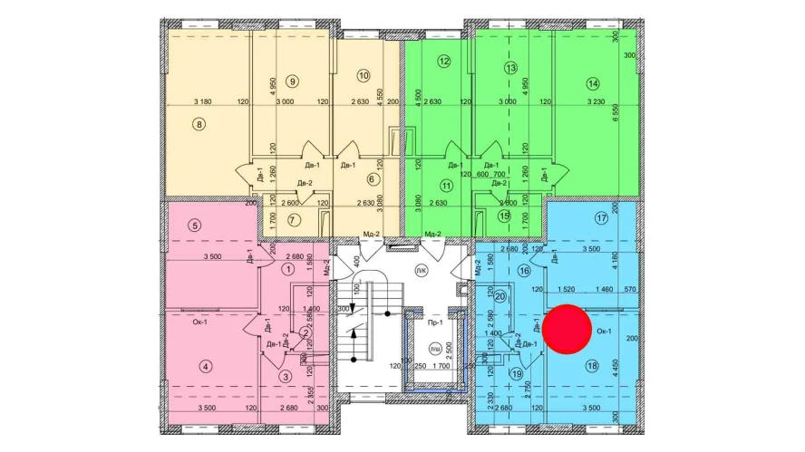 2-xonali xonadon 51.1 m²  5/9 qavat | Uchtepa Avenue Turar-joy majmuasi