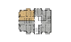 3-комн. квартира 77.65 м²  8/9 этаж | Жилой комплекс MINGCHINOR