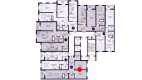 3-комн. квартира 67.25 м²  9/16 этаж | Жилой комплекс Crystal Avenue