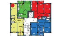 2-комн. квартира 62.8 м²  5/9 этаж | Жилой комплекс NUR BARAKA