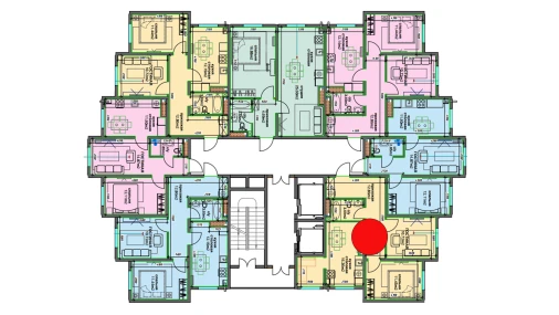 2-комнатная квартира 55.08 м²  1/16 этаж | Жилой комплекс BASHKENT