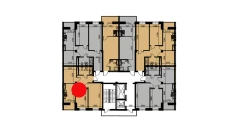 2-комн. квартира 53.27 м²  9/10 этаж | Жилой комплекс YANGIOBOD RESIDENCE